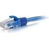 C2G-50ft Cat5e Snagless Unshielded (UTP) Network Patch Cable - Blue - Category 5e for Network Device - RJ-45 Male - RJ-45 Male - 50ft - Blue