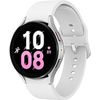 Samsung Galaxy Watch5 - 44 mm - Optical Heart Rate Sensor, Bioelectrical Impedance Analysis (BIA) Sensor - Sleep Monitor - Sleep Quality, Heart Rate, Steps Taken - 16 GB - Android Wear - Bluetooth - Silver Case Color - Aluminum, Metal Body Material - Glas