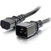 C2G 6ft 14WG 250 Volt Power Cord (IEC320 C20 to IEC320 C13) - For PDU, Server - 14 Gauge - 250 V AC - Black - 6 ft Cord Length - IEC 60320 C20 / IEC 60320 C13