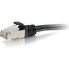 C2G-9ft Cat6 Snagless Shielded (STP) Network Patch Cable - Black - Category 6 for Network Device - RJ-45 Male - RJ-45 Male - Shielded - 9ft - Black