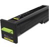 Lexmark Unison Original Toner Cartridge - Laser - High Yield - 22000 Pages - Yellow - 1 Each