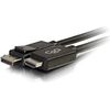 C2G 3ft DisplayPort to HDMI Cable - DP to HDMI Adapter Cable - M/M - DisplayPort/HDMI for Notebook, TV, Projector, Audio/Video Device - 3 ft - 1 x DisplayPort Male Digital Audio/Video - 1 x HDMI Male Digital Audio/Video - Black