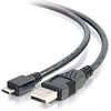 C2G 2m (6ft) USB Cable - USB A to USB Micro B - M/M - Type A Male USB - Micro Type B Male USB - 6.56ft - Black