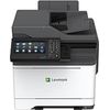 Lexmark CX625ade Laser Multifunction Printer - Color - Copier/Fax/Printer/Scanner - 40 ppm Mono/40 ppm Color Print - 2400 x 600 dpi - Automatic Duplex Print - Up to 100000 Pages Monthly - 251 sheets Input - Color Scanner - 1200 dpi Optical Scan - 220V