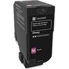 Lexmark Unison Original Toner Cartridge - Laser - High Yield - 12000 Pages - Magenta - 1 Each