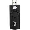 Adesso SCR-200 Smart Card Reader - Contact - USB 2.0 - Black - TAA Compliant