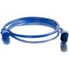 C2G 6ft 18AWG Power Cord (IEC320C14 to IEC320C13) - Blue - For PDU, Switch, Server - 250 V AC / 10 A - Blue - 6 ft Cord Length - IEC 60320 C14 / IEC 60320 C13