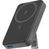 Anker 633 MagGo Magnetic A1641H11-1 10000 mAh Power Bank with Built-In Stand - 24 Pin USB-C - 20 Watts - Black