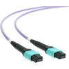 Legrand Value Series 7102128 V12-MMMP-3M-55LPFV Method A MTP Fiber Optic Cable - MTP Female to MTP Female - 3M (10FT) - 12 Fibers 0M4 - Purple - Plenum