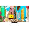 Samsung QN75QN800DF Series 8 75 Inches Smart QLED TV with Tizen OS - Infinity One Design - 7680x4320 - 120 Hertz - Black