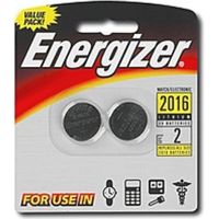 Energizer 2016BP-2 3 V Lithium Button Cell Watch Battery - 2-Pack