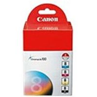 Canon 0620B010 CLI 8 Ink Cartridge for PIXMA MP510, MP530 and MP960 Printer - 4-Pack - Black