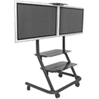 Chief PPD2000 Dual Monitor Video Conferencing Cart - Black