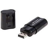 StarTech ICUSBAUDIOB USB Stereo Audio Adapter External Sound Card - Hi-Speed USB - Black