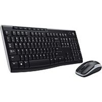 Logitech 920-004536 MK270 Wireless Keyboard/Mouse Combo - 2.4 GHz - Black