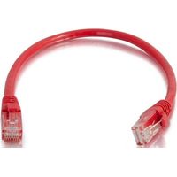 Cables To Go 27181 3 Feet Cat6 Gigabit Snagless Patch Cable - 1 x RJ-45 Male/Male - Red