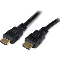 StarTech HDMM6 6 Feet High Speed HDMI Cable - 1 x 19-pin HDMI Digital Audio/Video Male, Male - Black