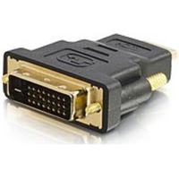 C2G 757120184010 18401 Video Adapter - 1 x 19-pin HDMI Male, 1 x 24-pin DVI Male - Black