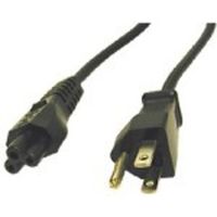 Cables To Go 757120274001 27400 6 Feet Notebook Power Cord - 1 x Power IEC 320 EN 60320 C5 Female, 1 x Power NEMA 5-15 Male - Black