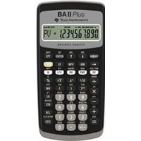 Texas Instruments BA-2-PLUS Business Financial Calculator - 1 x Lithium 2032 (Included) - Black