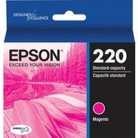 Epson DURABrite Ultra Ink T220 Ink Cartridge - Magenta - Inkjet - Standard Yield - 1 Each