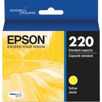 Epson DURABrite Ultra Ink T220 Ink Cartridge - Yellow - Inkjet - Standard Yield - 1 Each