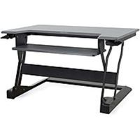 Ergotron 33-397-085 WorkFit-T Sit-Stand Desktop Workstation Stand - Black