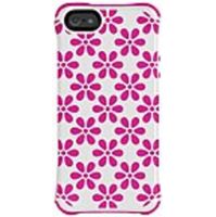 Ballistic iPhone 5 Aspira Series Case - For Apple iPhone Smartphone - Pink and White Flower - Rubberized - Shock Absorbing - Plastic, Thermoplastic Polyurethane (TPU) - 1 Pack