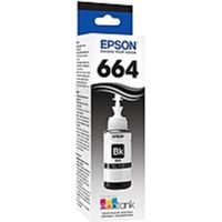 Epson EPST664120 70 mL Ink Bottle for ET-2500, ET-2550, and ET-4500 EcoTank Printers - 1 Pack - 4000 Pages - Black