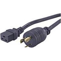 APC AP9871 12 Feet Standard Power Cord - 1 x power IEC 320 EN 60320 C19 - Female, 1 x power NEMA L6-20 - Male - Black