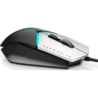 Dell AW958 7XGRK Alienware Elite Gaming Mouse with AlienFX RGB Lighting - 12000 dpi - Black, Silver