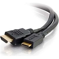 C2G 6ft High Speed HDMI to Mini HDMI Cable with Ethernet - 6 ft HDMI A/V Cable for Audio/Video Device, Smartphone, Tablet, Desktop Computer - First End: 1 x HDMI Male Digital Audio/Video - Second End: 1 x HDMI (Mini Type C) Male Digital Audio/Video - Supp