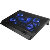 ENHANCE ENGXC10100BKEW GX-C1 Gaming Laptop Cooling Pad Stand with LED Cooler Fans - USB - Blue