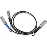 Mellanox MCP7H50-H002R26 LinkX Fiber Optic Network Cable - 6.56 ft Hybrid Fiber Optic Network Cable for Network Device - First End: 1 x QSFP56 Network - Second End: 2 x QSFP56 Network - 25 GB/s - Splitter Cable