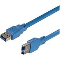 StarTech.com USB3SAB1 1 ft SuperSpeed USB 3.0 Cable A to B - M/M - Type A Male USB - Type B Male USB - 1ft