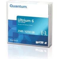 Quantum MR-L6MQN-01-20PK LTO Ultrium 6 Data Catridge - 2.5 TB Native - Up to 6.25 TB with 2.5:1 Data Compression - 2903 feet - 20 Pack