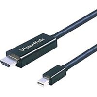 VisionTek Mini DisplayPort to HDMI 2.0 Active Cable (M/M) 4K @ 60Hz - Mini DisplayPort to HDMI Active Cable - mDP to HDMI Cable 2 Meter 6.6 Ft Male to Male UHD 4K (3840x2160) 60 Hz