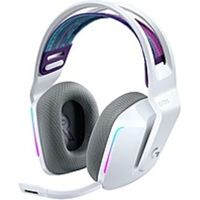 Logitech 981-000882 G733 Lightspeed Wireless RGB Gaming Headset - Stereo - Wireless - 65.6 ft - 5 Kilo Ohm - 20 Hz - 20 kHz - Over-the-head - Binaural - Circumaural - Cardioid, Uni-directional Microphone - White