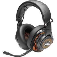 JBL JBLQUANTUMONEBLKAM Quantum ONE Wired Gaming Headset - Over-Ear - Stereo - 32 Ohms - DTS Headphone:X - Active Noise Cancellation - Detachable Boom Mic - Black