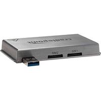 Cradlepoint MA-MC400-1200M-B External Wireless Cellular Modem -  4G - LTE Advanced Pro - USB Bus - 1.2 Gbps - 2 Sim Slots - Gray