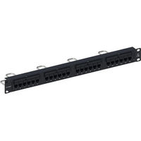 CommScope 1100-U-GS3-24 1100 GS3 SYSTIMAX Patch Panel - 24-Port - 1U - Copper - RJ45 - Cat 6 - Black