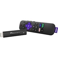 Roku 3820R 4K Streaming Device With Voice Remote - Roku Players - 3840 x 2160p - Wi-Fi 5 - Siri - Amazon - Alexa - Dolby Vision - HDMI - USB - Black