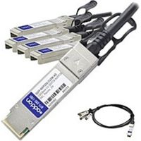 AddOn Cisco QSFP-4SFP25G-CU2M Compatible TAA Compliant 100GBase-CU QSFP28 to 4xSFP28 Direct Attach Cable (Passive Twinax, 2m) - 100% compatible and guaranteed to work