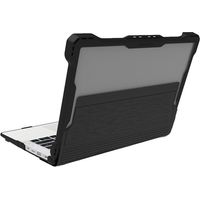 MAXCases, Chromebook cases, 11.6, 11.6 inches, precision-fit, maximized protection, shock dissipation, Dell 3100 Chromebook 2:1 Convertible, custom color, black, clear - For Dell Chromebook - Textured Grip - Black/Clear - Drop Resistant, Scratch Resistant