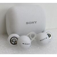 Sony LinkBuds Truly Wireless Earbuds - Stereo - True Wireless - Bluetooth - 32.8 ft - 20 Hz - 20 kHz - Earbud - Binaural - In-ear - White