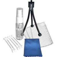 Ultimaxx UM-SK100WS Starter Kit - Cleaning Cloth - Lens Cleaning Fluid - Universal Screen Protectors - DSLR And Video Cameras