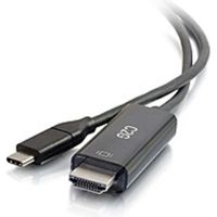 C2G 3ft USB C to HDMI Cable - USB C to HDMI Adapter Cable - 4K 60Hz - M/M - 3 ft HDMI/USB A/V Cable for Audio/Video Device, HDTV, Projector - First End: 1 x HDMI Male Digital Audio/Video - Second End: 1 x Type C Male USB - Supports up to 3840 x 2160