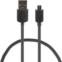 Vivitar OD2003-BLK USB-A To Micro USB Cable - 3 Feet - Universal Device Support- Black