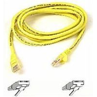 Belkin Cat5e Patch Cable - RJ-45 Male - RJ-45 Male - 8ft - Yellow