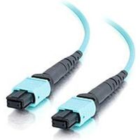 C2G 20m MTP 10Gb 50/125 OM3 Multimode Fiber Cable - Aqua - 65ft - Fiber Optic for Network Device - MTP - 10Gb - 50/125 - Multimode - OM3 - 20m - Aqua